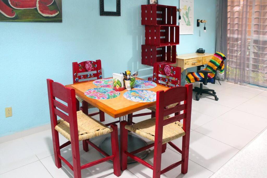 Colorida Casa Azul En Texcoco Centro Wifi Cocina Villa Texcoco de Mora ภายนอก รูปภาพ
