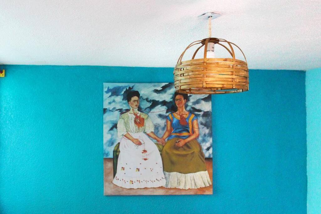 Colorida Casa Azul En Texcoco Centro Wifi Cocina Villa Texcoco de Mora ภายนอก รูปภาพ