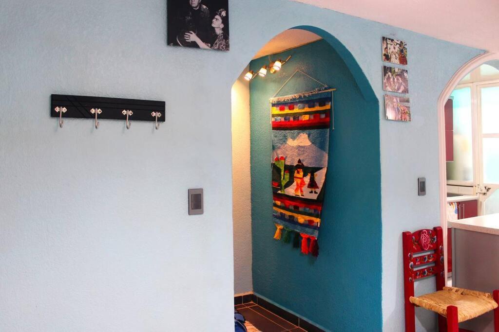 Colorida Casa Azul En Texcoco Centro Wifi Cocina Villa Texcoco de Mora ภายนอก รูปภาพ