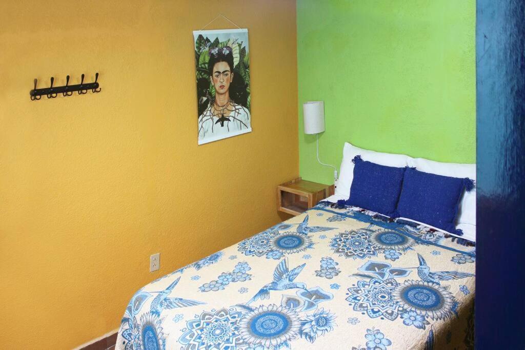 Colorida Casa Azul En Texcoco Centro Wifi Cocina Villa Texcoco de Mora ภายนอก รูปภาพ